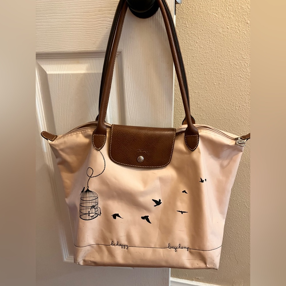 Longchamp Light Pink Large Tote